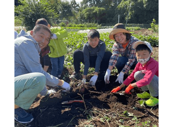 【2】10月14日「いなぎめぐみの里山　さつまいも掘り」